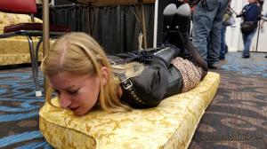 www.catherinesterling.com - 0368 Blonde in Bondage at FetishCon - Photo Gallery thumbnail